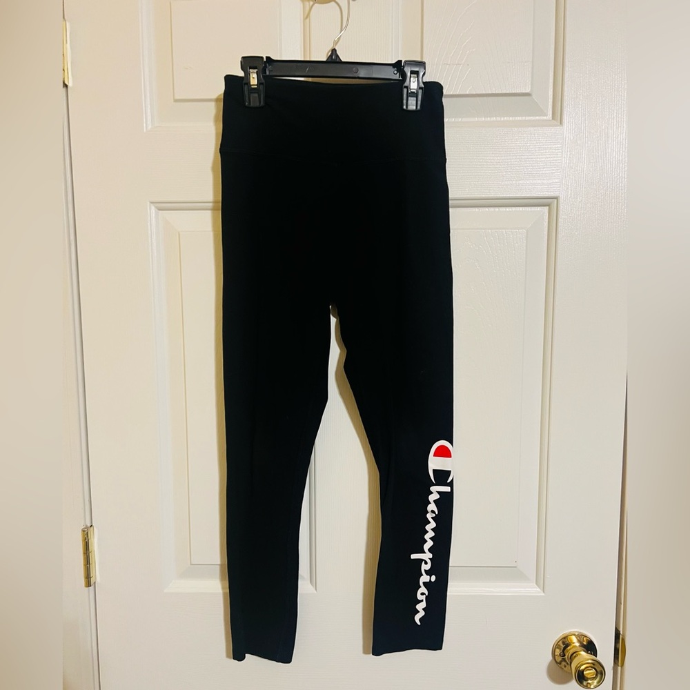 Champion Black Leggings | Women’s Size Small | Preloved